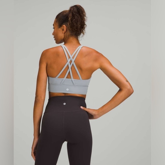 Lululemon Energy Longline Bra Activewear Yoga Running Sports Bra - Picture 6 of 9